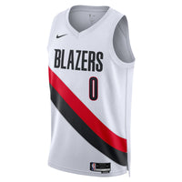 Portland Trail Blazers Replica Association Edition Swingman Jersey - White - Damian Lillard
