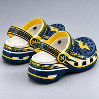 MICH - Block Letterform in Navy and Maize