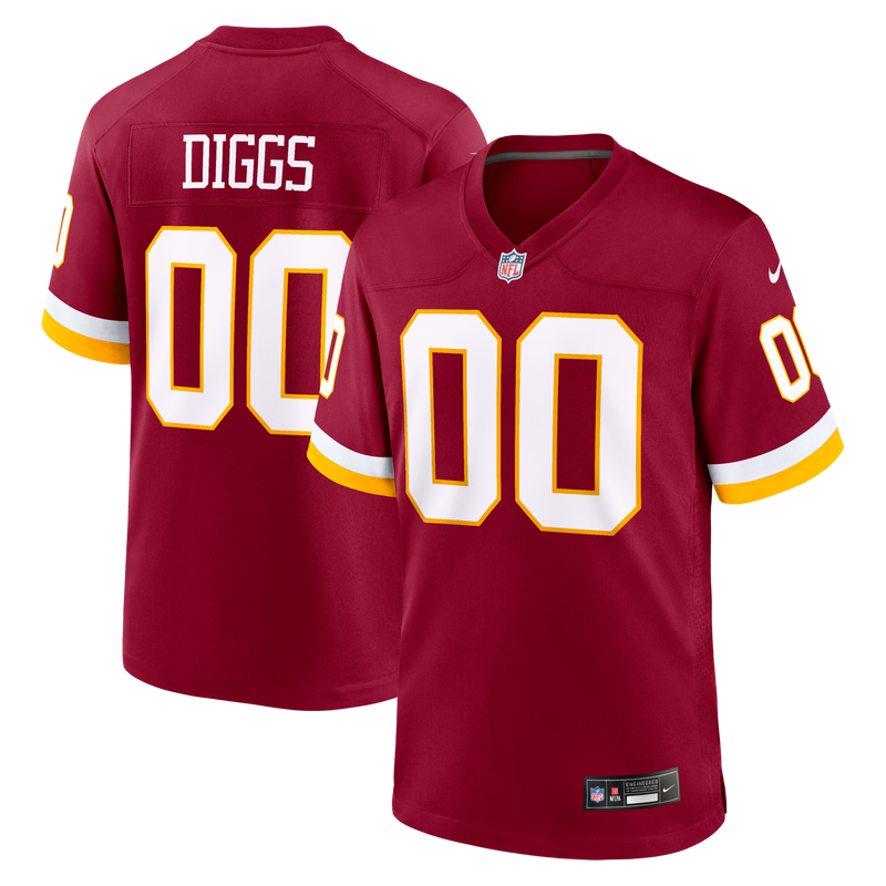 Washington Commanders Stefon Diggs Burgundy Game Jersey