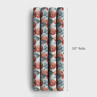 Tropical Holiday Gift Wrap, Christmas Pineapple Wrapping Paper, Watercolor Pineapple Wrapping Paper, Festive Winter Adorable Wrapping Paper