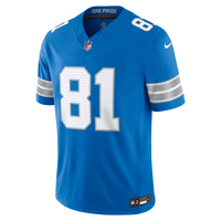 Detroit Lions Calvin Johnson Blue Stitched Retired Limited Jersey
