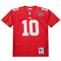 New York Giants 2004 Eli Manning Red Authentic Throwback Retired Player Jersey