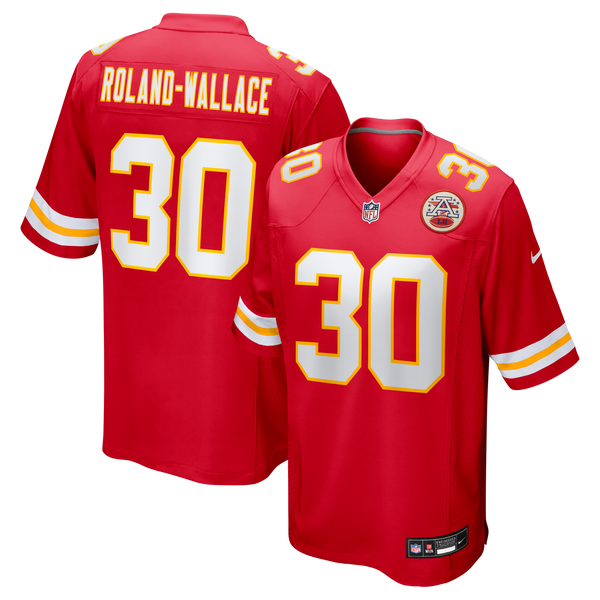 Kansas City Chiefs Chris Roland-Wallace Red Game Jersey
