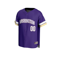 Washington Huskies NIL Pick-A-Player Lightweight Baseball Jersey - Purple