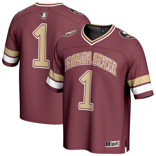 #1 Florida State Seminoles Collegiate Football Fashion Jersey - Garnet