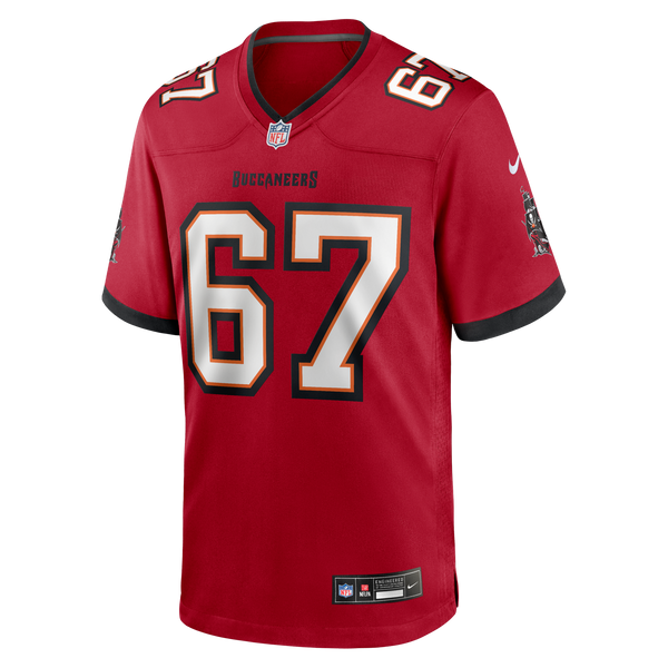 Tampa Bay Buccaneers Luke Goedeke Red Game Player Jersey
