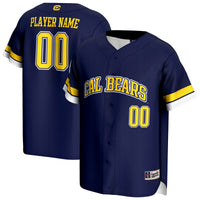 Cal Bears NIL Pick-A-Player Lightweight Baseball Jersey - Navy