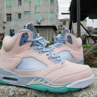 Sneakers, Pink Blue Colorway, Lace Up Design, Casual Gift for Sneaker Fans
