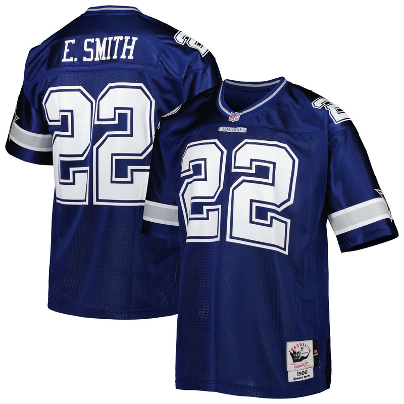 Dallas Cowboys 1996 Emmitt Smith Navy Authentic Throwback Retired Player Jersey