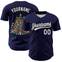 Stitched Holiday Baseball Jersey, Custom Christmas Baseball Jersey, Personalized Name and Number Jersey, Sports Fan Xmas Jersey Present