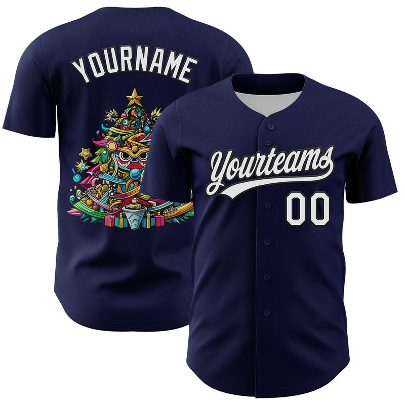 Stitched Holiday Baseball Jersey, Custom Christmas Baseball Jersey, Personalized Name and Number Jersey, Sports Fan Xmas Jersey Present