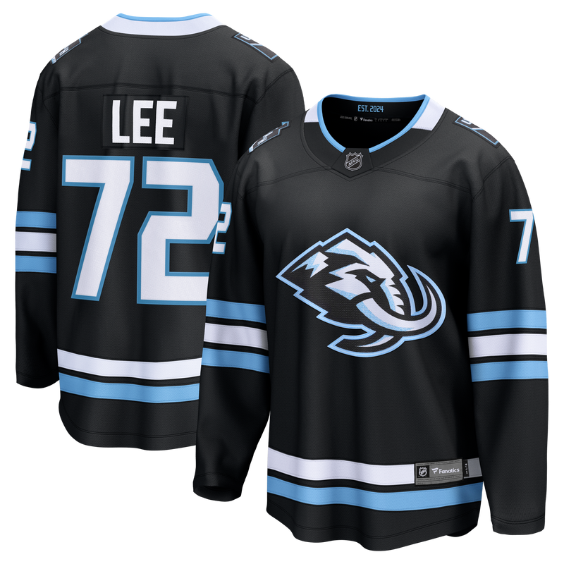 Utah Mammoth Anders Lee Black Home Breakaway Jersey