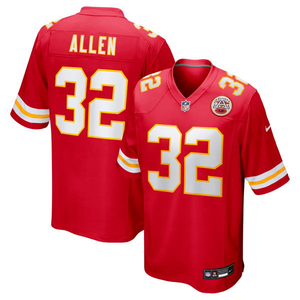 Kansas City Chiefs Marcus Allen Red Game Retired Player Jersey