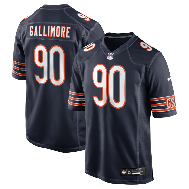 Chicago Bears Neville Gallimore Navy Team Game Jersey