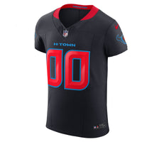 Houston Texans Navy Alternate Elite Custom Jersey
