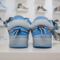 Low Top Shoes, Blue Colorway, Lace Up Design, Casual Gift for Shoe Lovers
