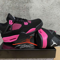 Sneakers, Black Red Pink Colorway, Lace Up Design, Casual Gift for Sneaker Fans