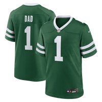 New York Jets Legacy Green #1 Dad Game Jersey