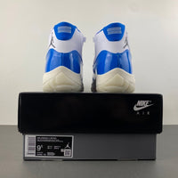 Low Top Sneakers, Blue White Colorway, Lace Up Design, Casual Gift for Sneaker Fans