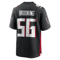 Atlanta Falcons Keith Brooking Black Game Retired Player Jersey