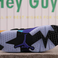 High Top Sneakers, Black Purple Colorway, Lace Up Design, Casual Gift for Sneaker Fans