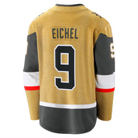 Vegas Golden Knights Jack Eichel Gold Home Breakaway Jersey