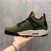 Mid Top Sneakers, Green Colorway, Lace Up Design, Casual Gift for Sneaker Fans