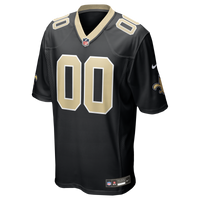 New Orleans Saints Black Custom Game Jersey