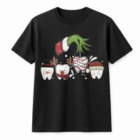 Dental Hygienist Holiday Graphic Tee, Dentist Christmas T-Shirt, Humorous Dental Hygiene Shirt, Xmas Tooth Graphic T-Shirt, Dental Office Present