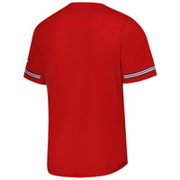 Louisville Cardinals Reversible Retro Full-Button Baseball Jersey - Red