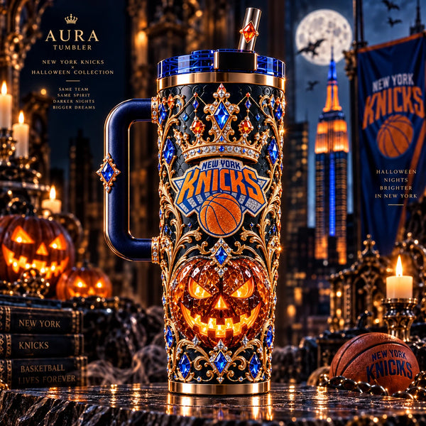 NYK After Dark - Jeweled Pumpkin Tumbler - main
