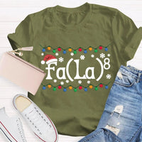 Christmas Lights Snowflakes Shirt, Math Teacher Christmas T-Shirt, Humorous Math Teacher Holiday Tee, Math Educator Xmas Graphic Tee Shirt