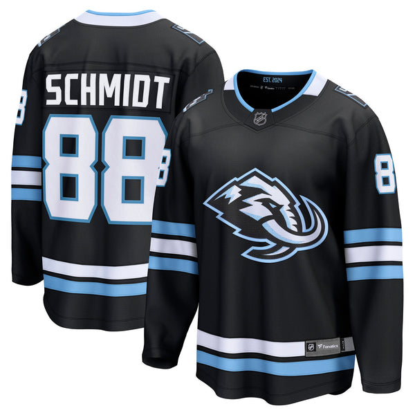 Utah Mammoth Nate Schmidt Black Home Breakaway Player Jersey