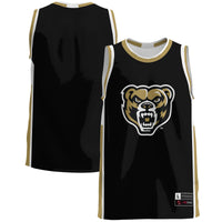 Oakland Golden Grizzlies Lightweight Basketball Jersey - Black