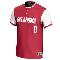 #0 Oklahoma Sooners Lightweight Softball Jersey - Crimson