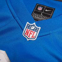 Detroit Lions Brock Wright Blue Team Game Jersey