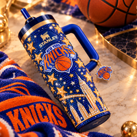 New York Knicks Starry Night Tumbler