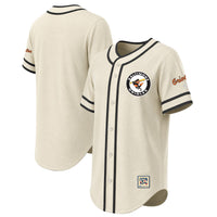 Baltimore Orioles Natural Throwback Fashion Jersey