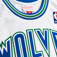 Minnesota Timberwolves Kevin Garnett 1995 Swingman Authentic Jersey - White