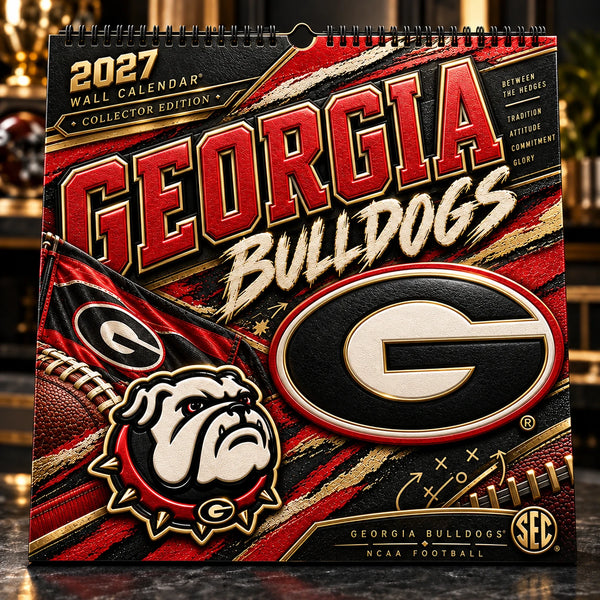 UGA Between the Hedges - Collector Cover Wall Calendar - main