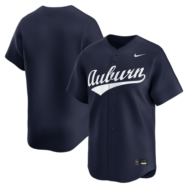 Navy Auburn Tigers Alternate Limited Baseball Jersey