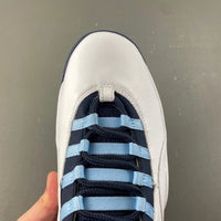 Retro High Top Sneakers, Blue Colorway, Lace Up Design, Casual Gift for Sneaker Fans