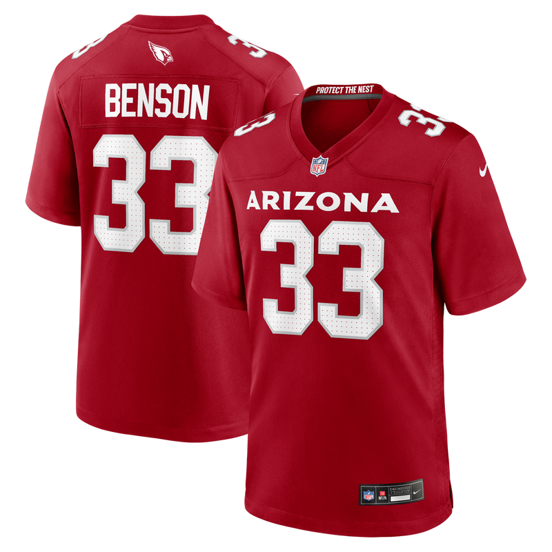 Arizona Cardinals Trey Benson Cardinal Team Game Jersey
