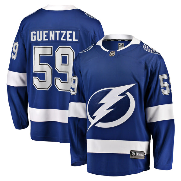 Tampa Bay Lightning Jake Guentzel Blue Home Premier Breakaway Player Jersey