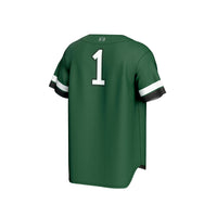 #1 Hawaii Rainbow Warriors Lightweight Collegiate Baseball Fashion Jersey - Green