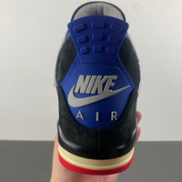 Low Top Sneakers, Blue Black Red Colorway, Lace Up Design, Casual Gift for Sneaker Fans