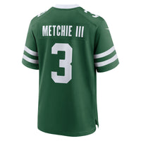 New York Jets John Metchie III Legacy Green Team Game Jersey