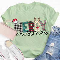 Festive Holiday Graphic Tee, Merry Christmas T-Shirt, Retro Xmas Party Shirt, Adorable Winter Season Tee, Christmas Holiday Present for Men Women