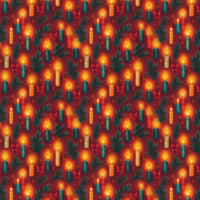 Winter Holiday Gift Wrap, Twilight Candlelight Christmas Wrapping Paper, Comfy Seasonal Present Paper Roll, Elegant Xmas Gift Wrapping Paper