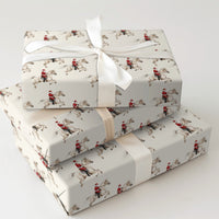 Equestrian Christmas Gift Wrap, Santa on Horseback Wrapping Paper, Watercolor Santa Wrapping Paper, Horse Lover Holiday Gift Wrap Roll